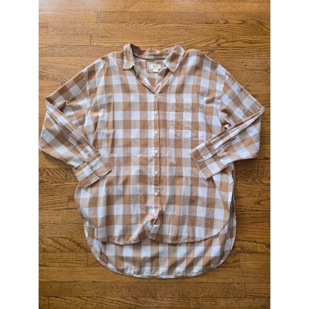 Maeve By Anthropologie The Bennet Button Down Lon… - image 1